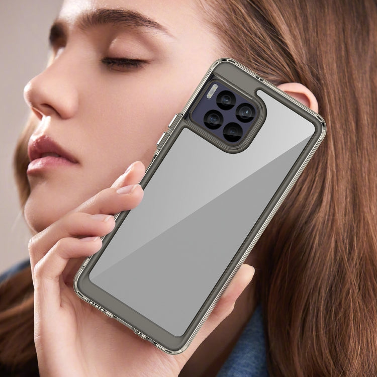 For T-Mobile REVVL 7 Pro 5G Colorful Series Acrylic Hybrid TPU Phone Case