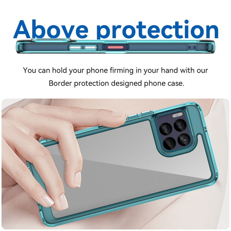For T-Mobile REVVL 7 Pro 5G Colorful Series Acrylic Hybrid TPU Phone Case