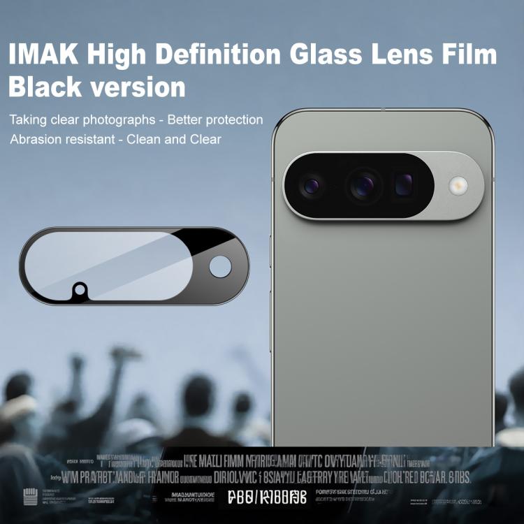 For Google Pixel 10 IMAK Rear Camera Lens Glass Film Black Version