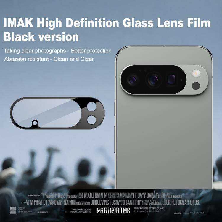 For Google Pixel 10 Pro XL IMAK Rear Camera Lens Glass Film Black Version