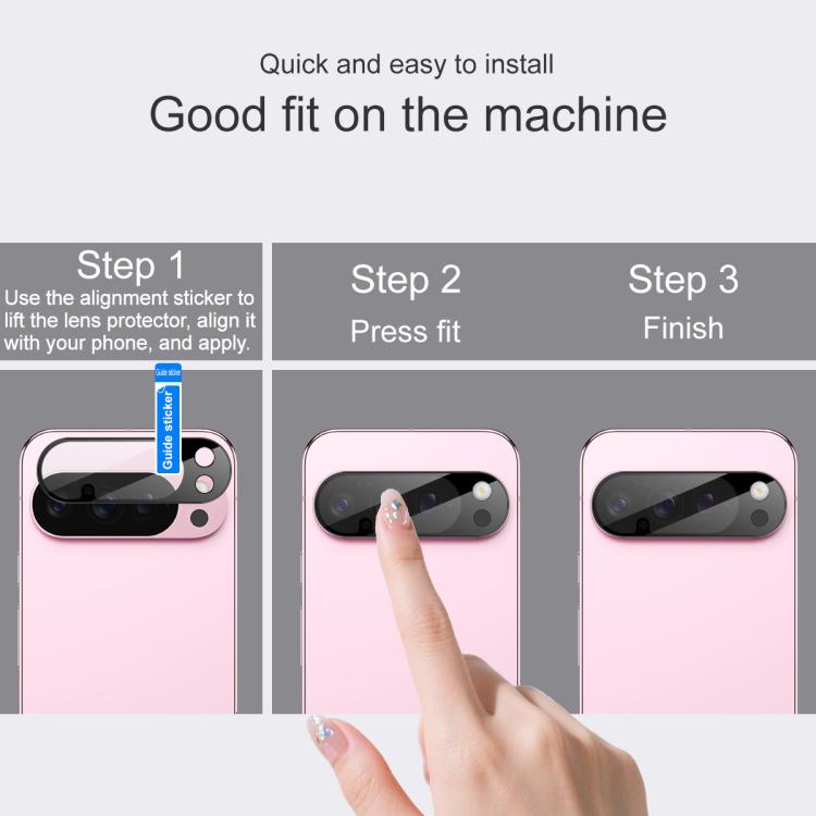For Google Pixel 10 Pro XL IMAK Rear Camera Lens Glass Film Black Version