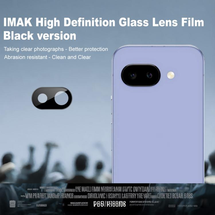 For Google Pixel 10a IMAK Rear Camera Lens Glass Film Black Version