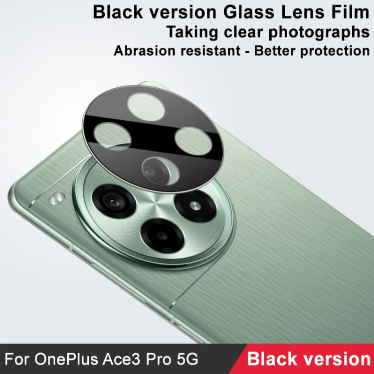 For OnePlus Ace 3 Pro imak Rear Camera Lens Glass Film Black Version
