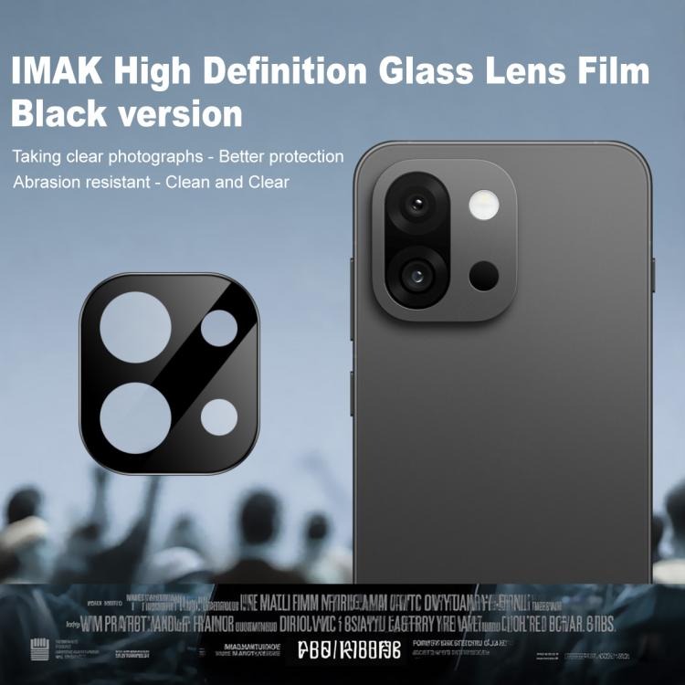 For OnePlus 13T imak Rear Camera Lens Glass Film Black Version