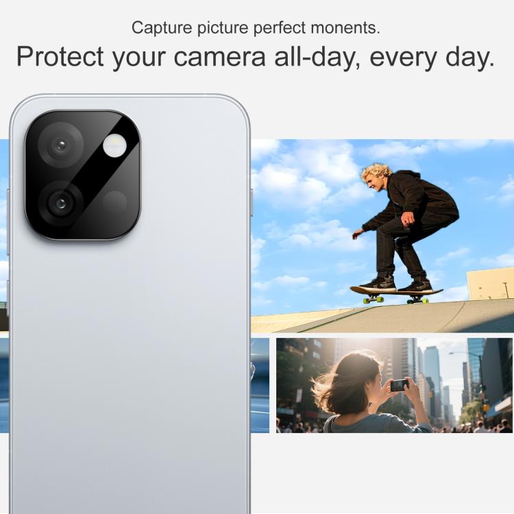 For OnePlus 13T imak Rear Camera Lens Glass Film Black Version
