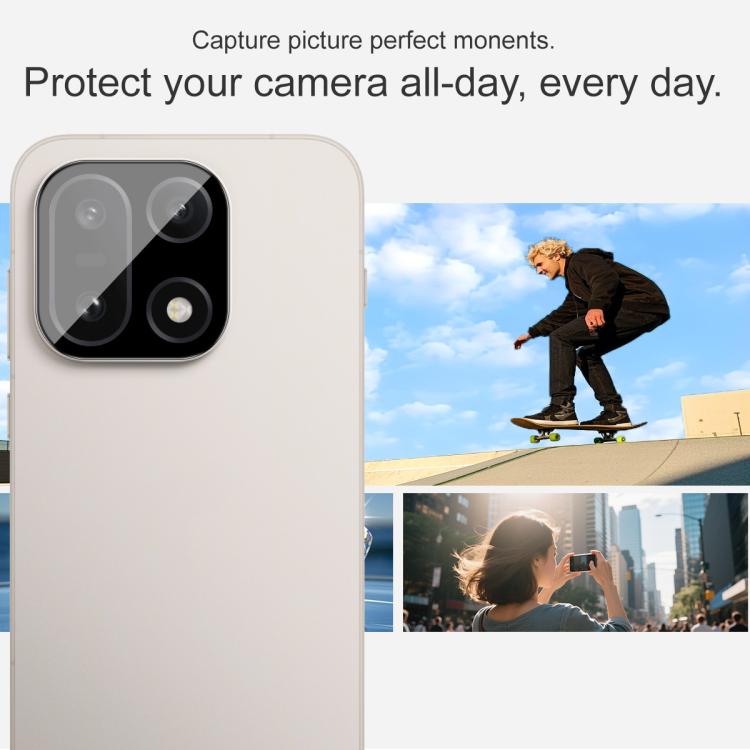For OnePlus 15 imak Rear Camera Lens Glass Film Black Version