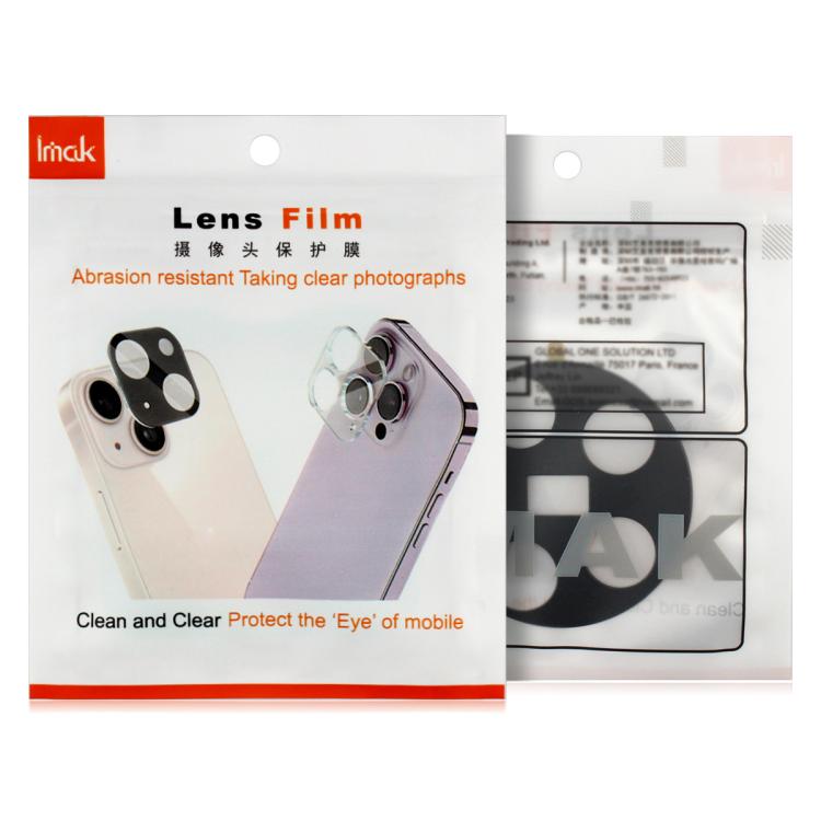 For OnePlus 15 imak Rear Camera Lens Glass Film Black Version