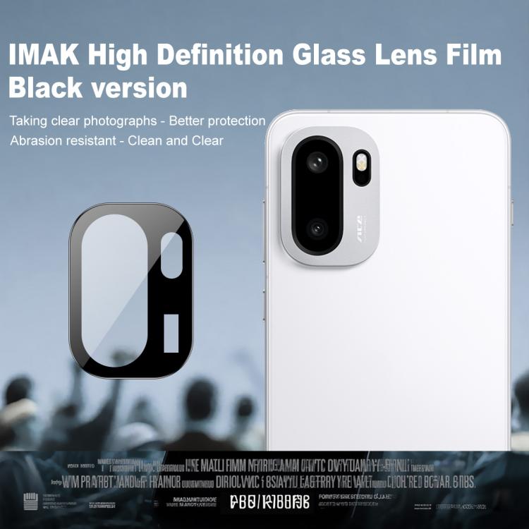 For OnePlus Ace 6 imak Rear Camera Lens Glass Film Black Version