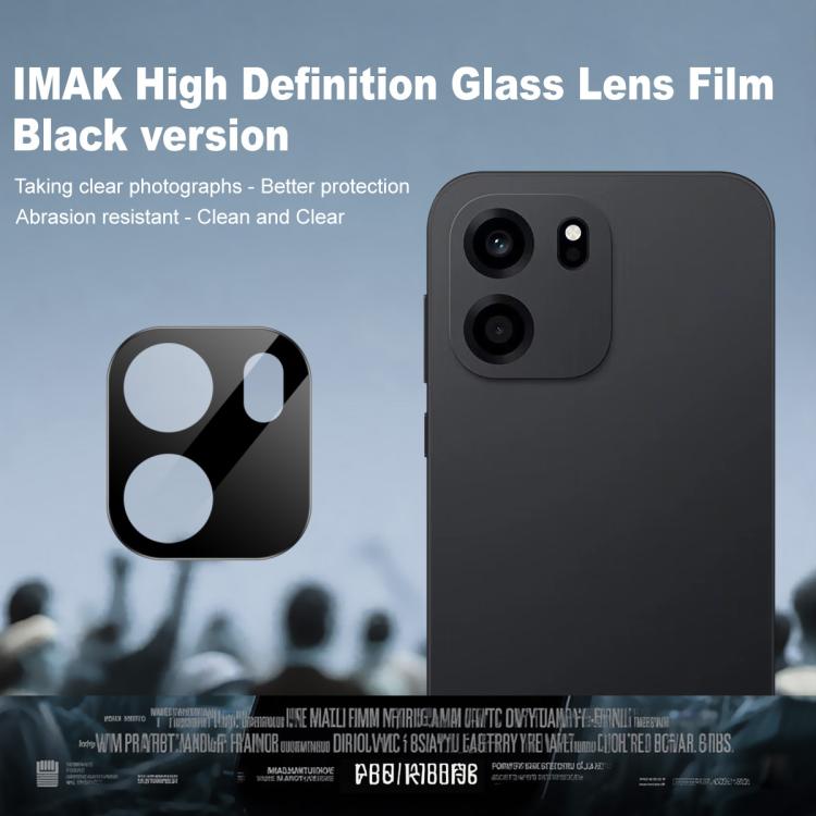For OnePlus Turbo 6V imak Rear Camera Lens Glass Film Black Version