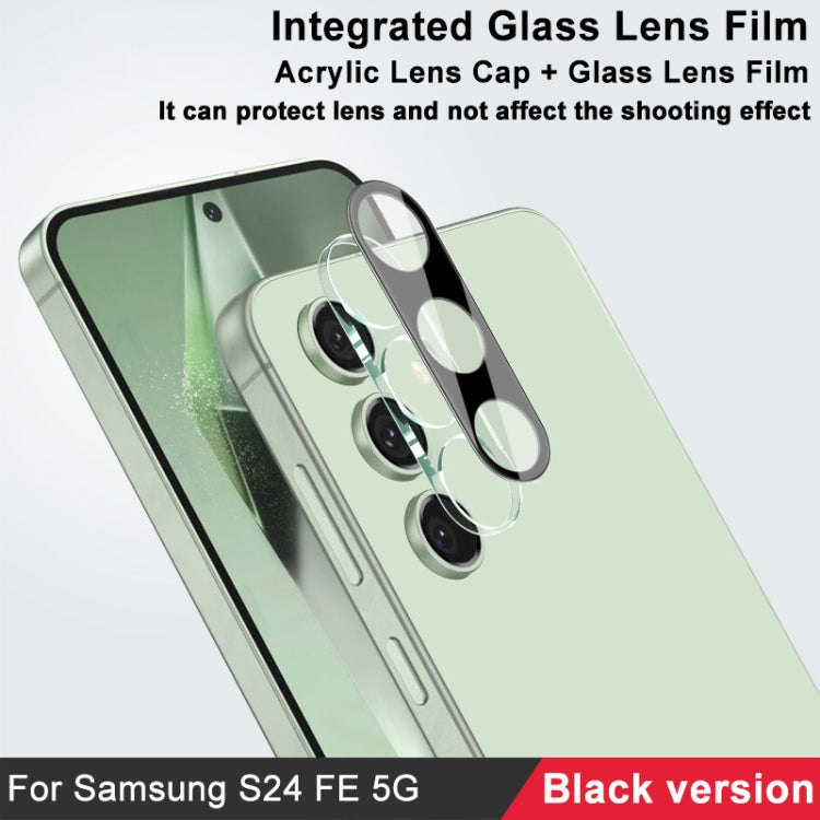 For Samsung Galaxy S24 FE 5G imak High Definition Integrated Glass Lens Film Black Version