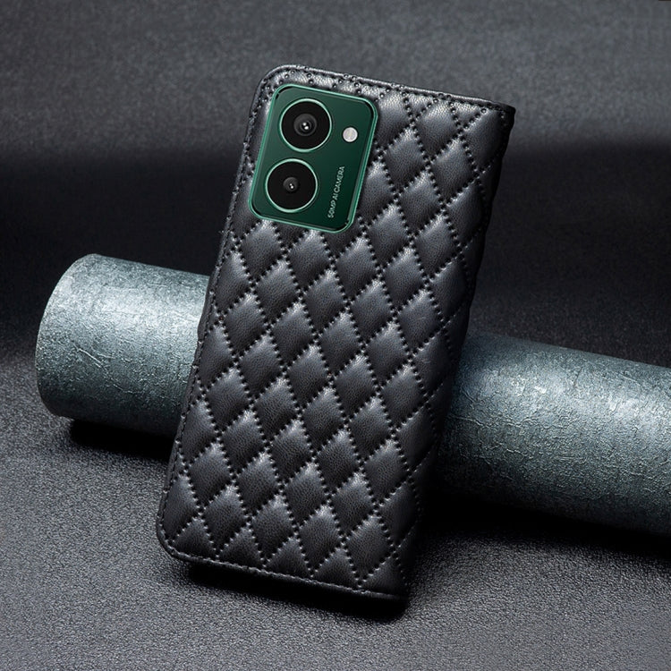 For HMD Pulse PRO / Pulse / Pulse+ Diamond Lattice Wallet Flip Leather Phone Case
