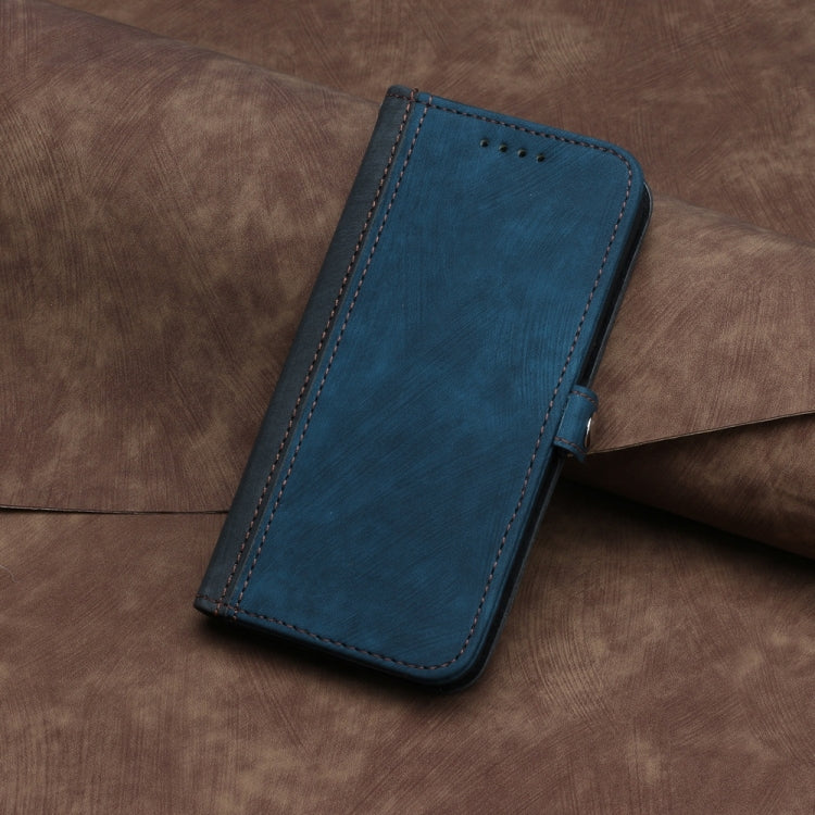 For Redmi Note 14 5G Side Buckle Double Fold Hand Strap Leather Phone Case