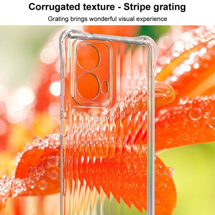 For Motorola Moto S50 Neo 5G IMAK Corrugated Texture Airbag TPU Phone Case