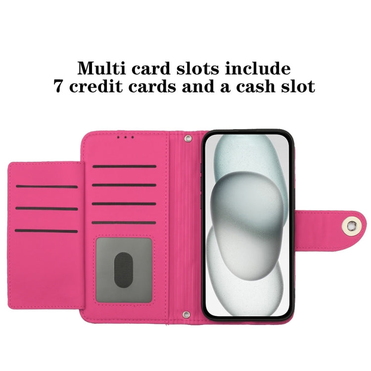 For Xiaomi 14T Rhombic Texture Flip Leather Phone Case with Lanyard