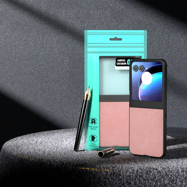 For Motorola Razr 50 PU Leather Frosted Phone Case