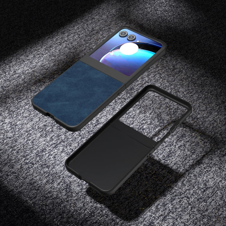 For Motorola Razr 50 PU Leather Frosted Phone Case