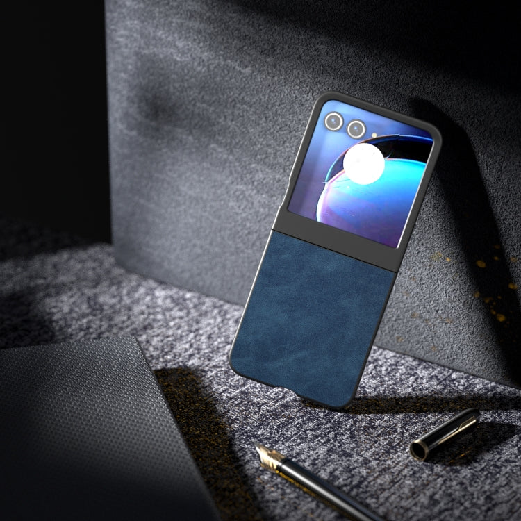 For Motorola Razr 50 PU Leather Frosted Phone Case