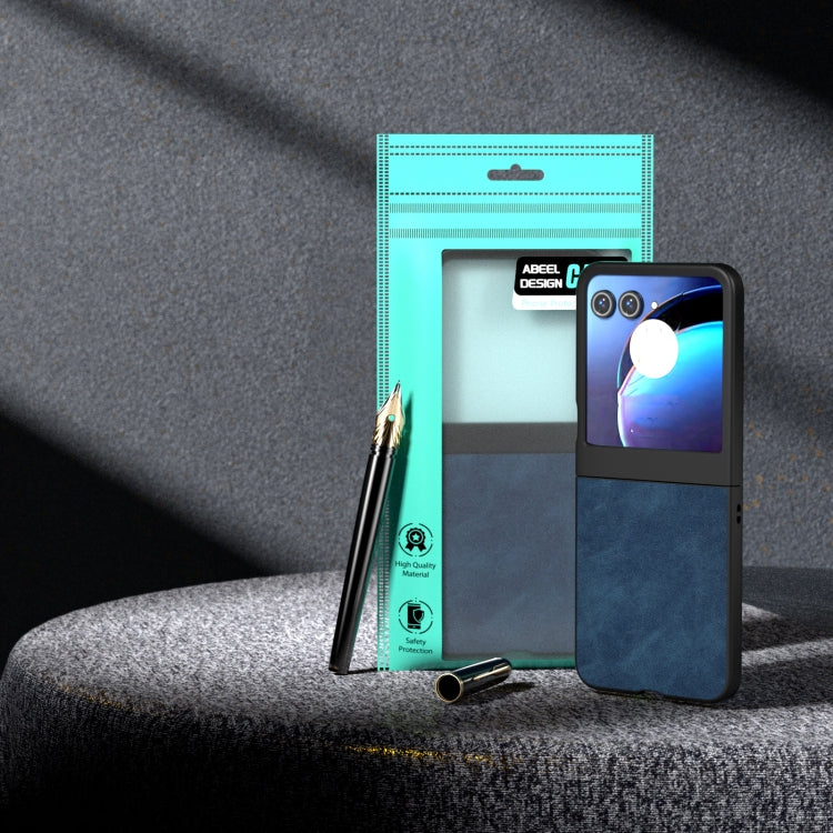For Motorola Razr 50 PU Leather Frosted Phone Case