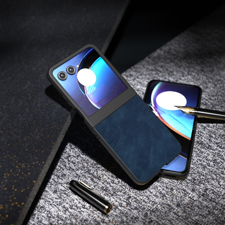 For Motorola Razr 50 PU Leather Frosted Phone Case