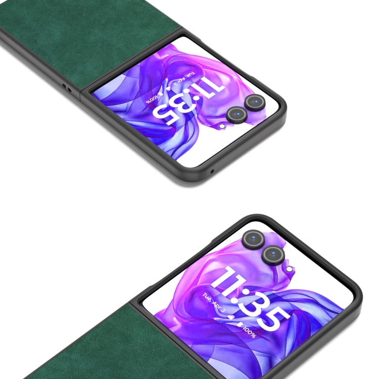For Motorola Razr 50 Ultra PU Leather Frosted Phone Case