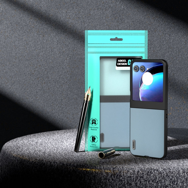 For Motorola Razr 50 ABEEL Genuine Leather Elegant Phone Case