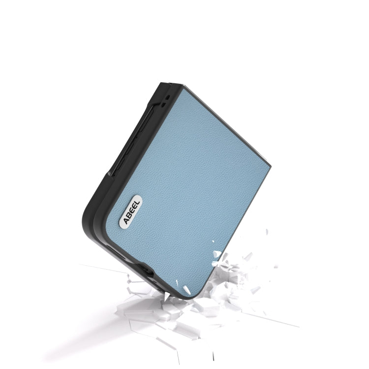 For Motorola Razr 50 Ultra ABEEL Genuine Leather Elegant Phone Case