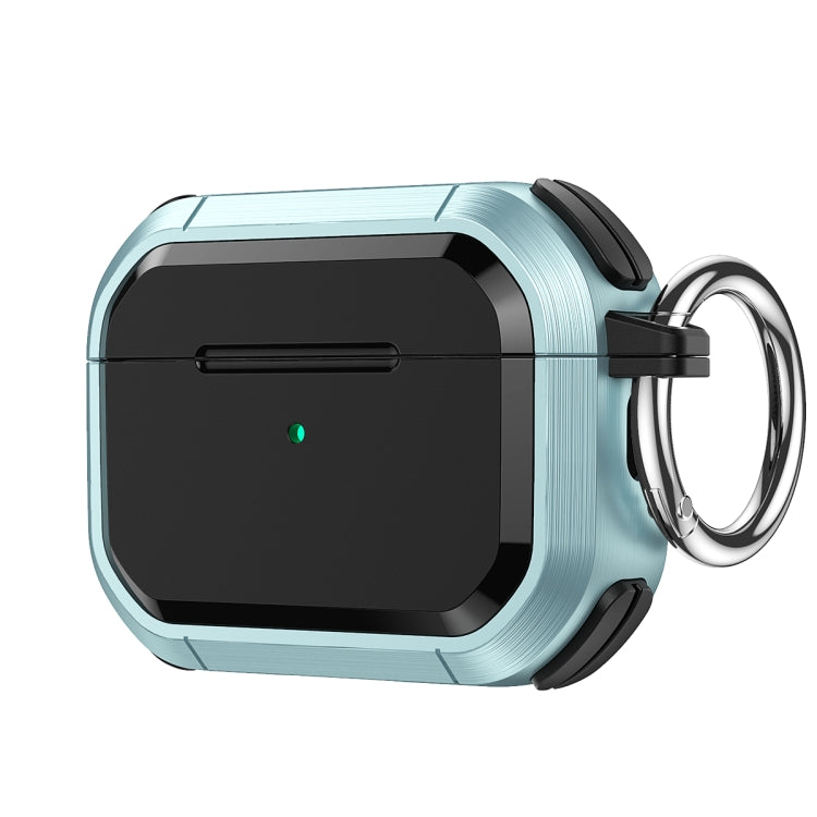 For AirPods Pro / Pro 2 Armor TPU + PC Earbuds Box Protective Case with Metal Buckle