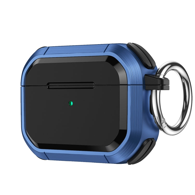 For AirPods 3 Armor TPU + PC Earbuds Box Protective Case with Metal Buckle