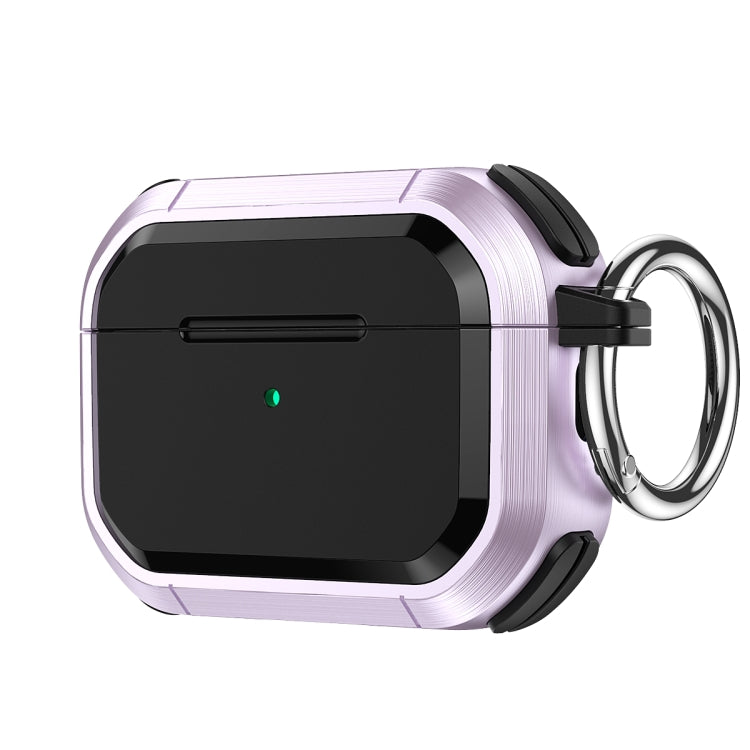 For AirPods 3 Armor TPU + PC Earbuds Box Protective Case with Metal Buckle