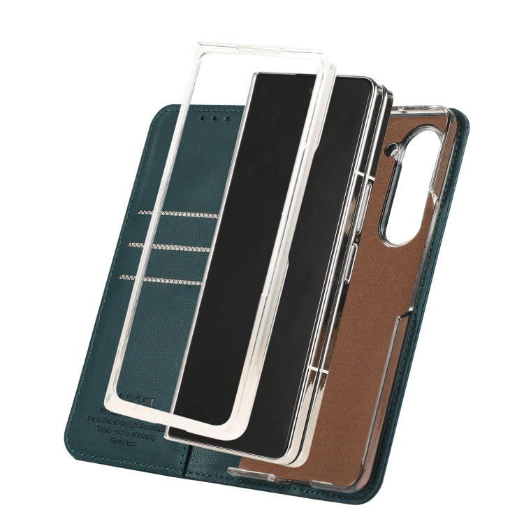 For Samsung Galaxy Z Fold5 ABEEL RFID Magnetic Flip Leather Phone Case