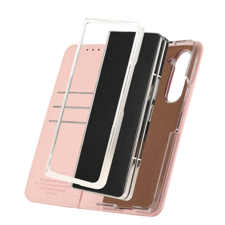 For Samsung Galaxy Z Fold5 ABEEL RFID Magnetic Flip Leather Phone Case