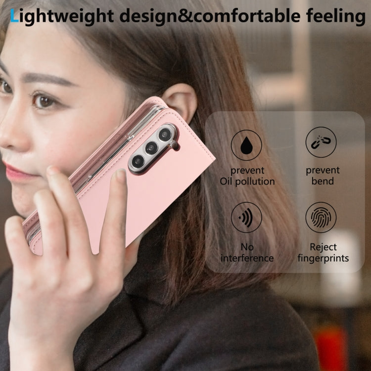 For Samsung Galaxy Z Fold5 ABEEL RFID Magnetic Flip Leather Phone Case