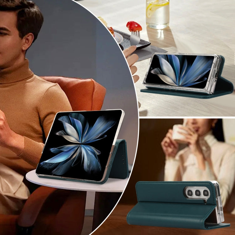 For Samsung Galaxy Z Fold6 ABEEL RFID Magnetic Flip Leather Phone Case