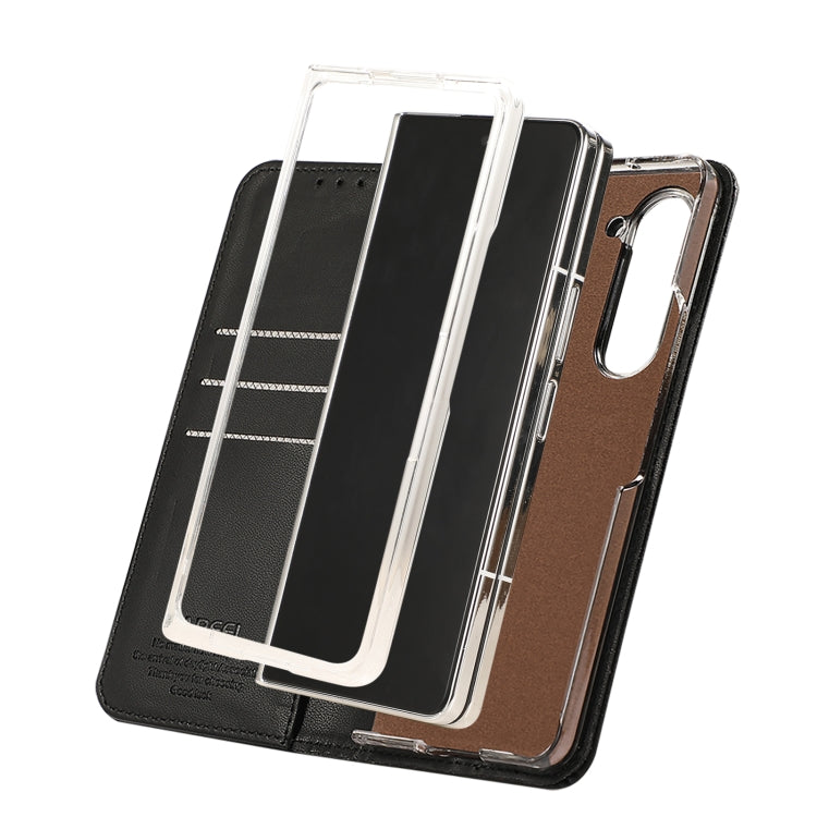 For Samsung Galaxy Z Fold6 ABEEL RFID Magnetic Flip Leather Phone Case
