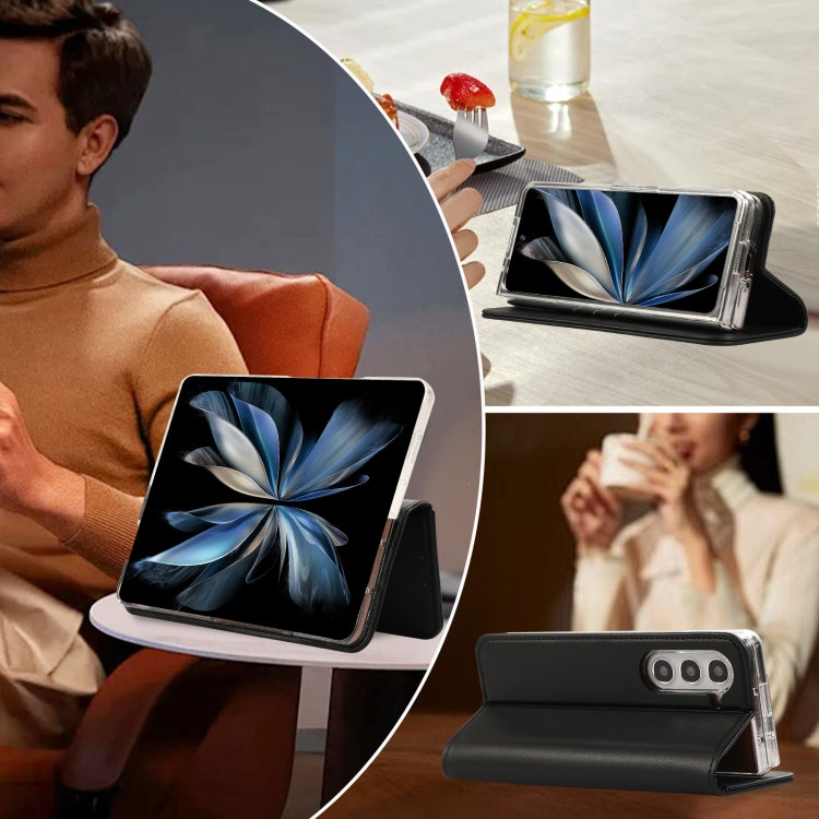 For Samsung Galaxy Z Fold6 ABEEL RFID Magnetic Flip Leather Phone Case