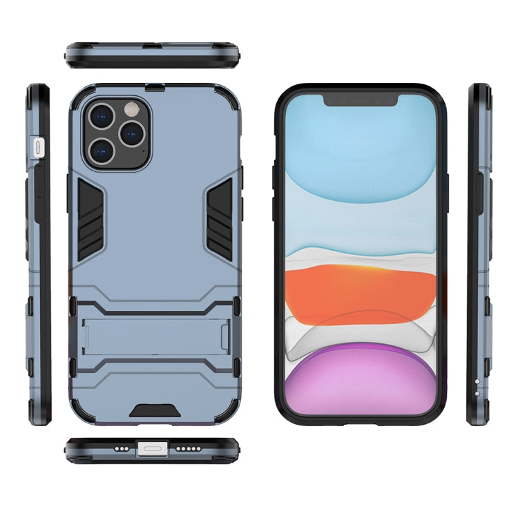 For iPhone 12 / 12 Pro PC + TPU Shockproof Protective Case with Invisible Holder