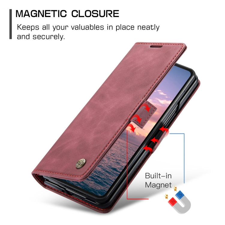 For Samsung Galaxy Z Fold6 5G CaseMe 013 Multifunctional Horizontal Flip Leather Phone Case