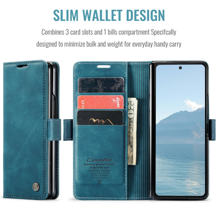 For Samsung Galaxy Z Fold6 5G CaseMe 013 Multifunctional Horizontal Flip Leather Phone Case