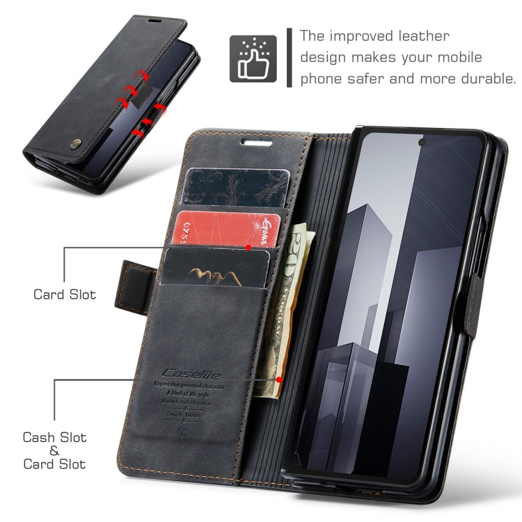 For Samsung Galaxy Z Fold6 5G CaseMe 013 Multifunctional Horizontal Flip Leather Phone Case