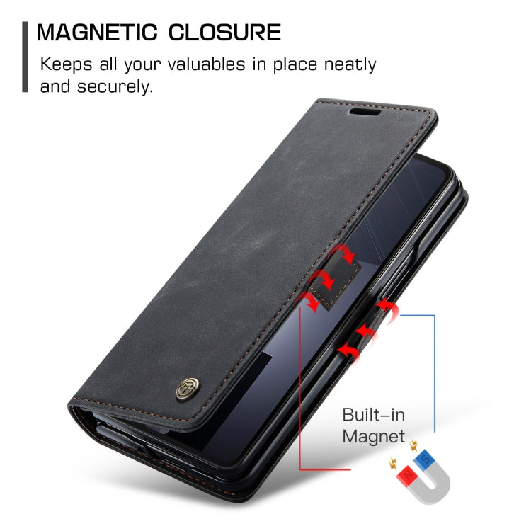 For Samsung Galaxy Z Fold6 5G CaseMe 013 Multifunctional Horizontal Flip Leather Phone Case