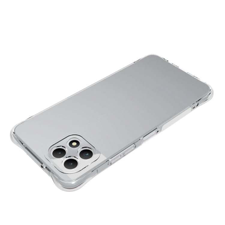 For T-Mobile REVVL 7 5G / T Phone 2 5G Shockproof Non-slip Thickening TPU Phone Case - Transparent