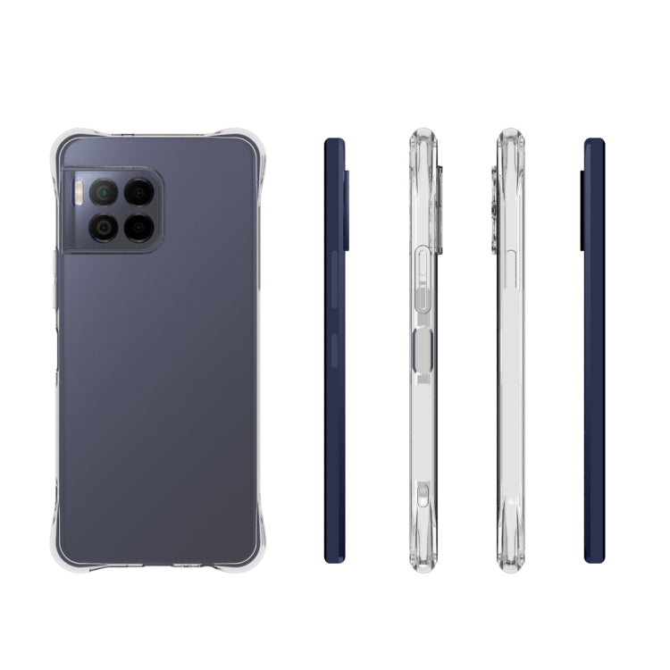 For T-Mobile REVVL 7 Pro / T Phone 2 Pro 5G Shockproof Non-slip Thickening TPU Phone Case - Transparent