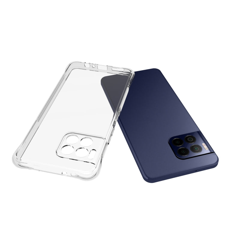 For T-Mobile REVVL 7 Pro / T Phone 2 Pro 5G Shockproof Non-slip Thickening TPU Phone Case - Transparent