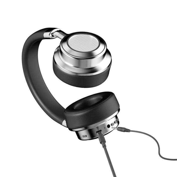 CR-9 Metal Retro Head-mounted Wireless Bluetooth Earphone