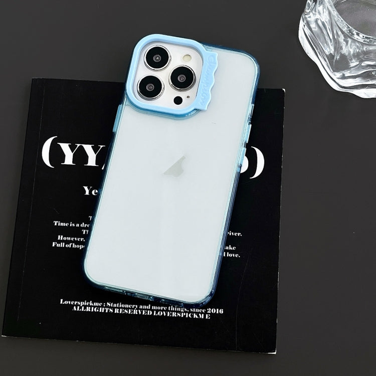 For iPhone 14 Pro Colorful Wavy Circle PC Hybrid TPU Phone Case