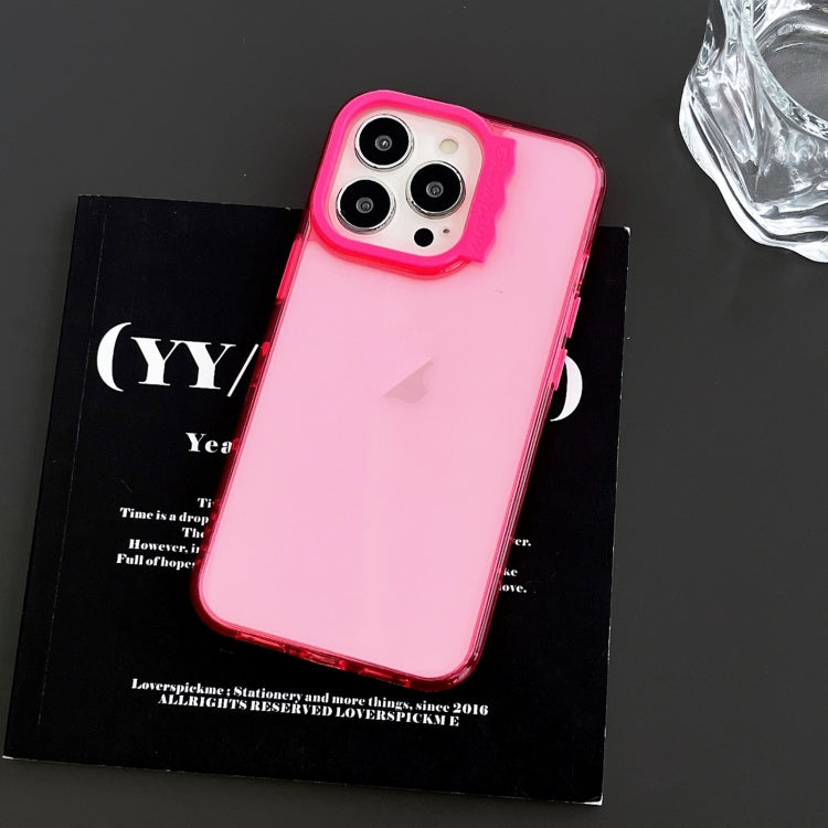 For iPhone 15 Pro Colorful Wavy Circle PC Hybrid TPU Phone Case