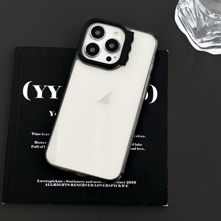 For iPhone 15 Pro Max Colorful Wavy Circle PC Hybrid TPU Phone Case