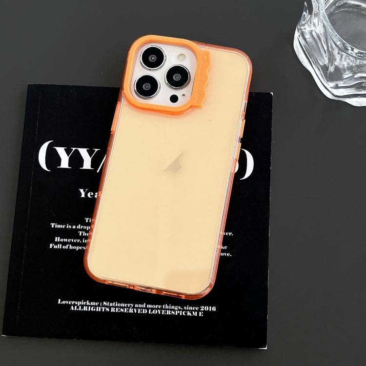 For iPhone 15 Pro Max Colorful Wavy Circle PC Hybrid TPU Phone Case