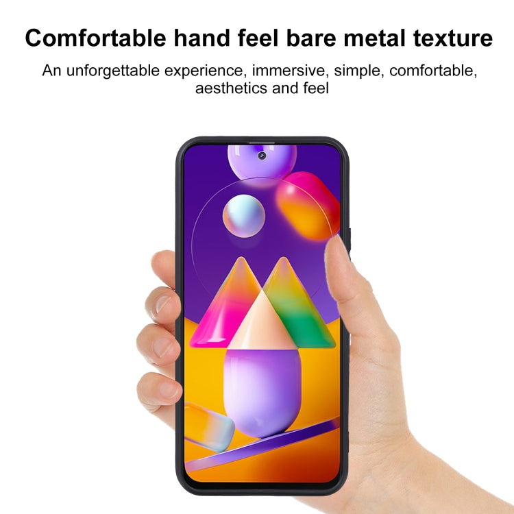 For Samsung Galaxy M31s TPU Phone Case - Black