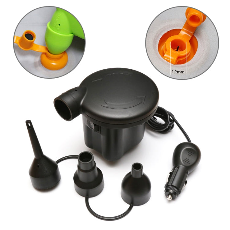 12-B6-6 Cloth Car / Household + 4 Step & 2 Square Stool 6-port 6/4 Ratio Multifunctional Travel Inflatable Mattress Air Bed Camping Back Seat Couch